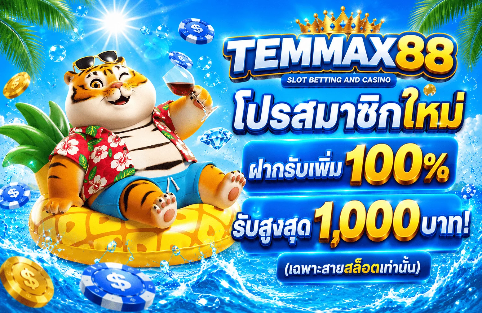 TEMMAX88 สล็อตเว็บตรง แตกง่าย RTP สูง